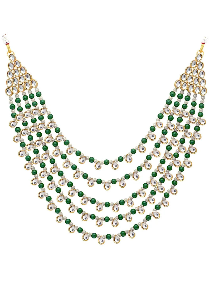 Kundan Faux Pearl Necklace Set – Royal Fashion Jewellery by Peora

