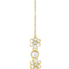 Floral Kundan Pearl Necklace & Tikka