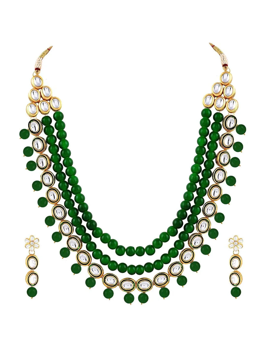 Kundan Pearl Necklace – Regal Ethnic Jewellery | Peora
