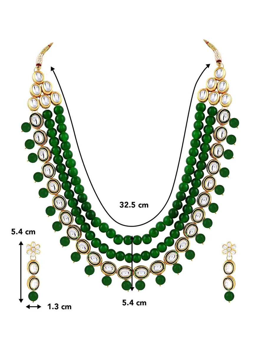 Kundan Pearl Necklace – Regal Ethnic Jewellery | Peora