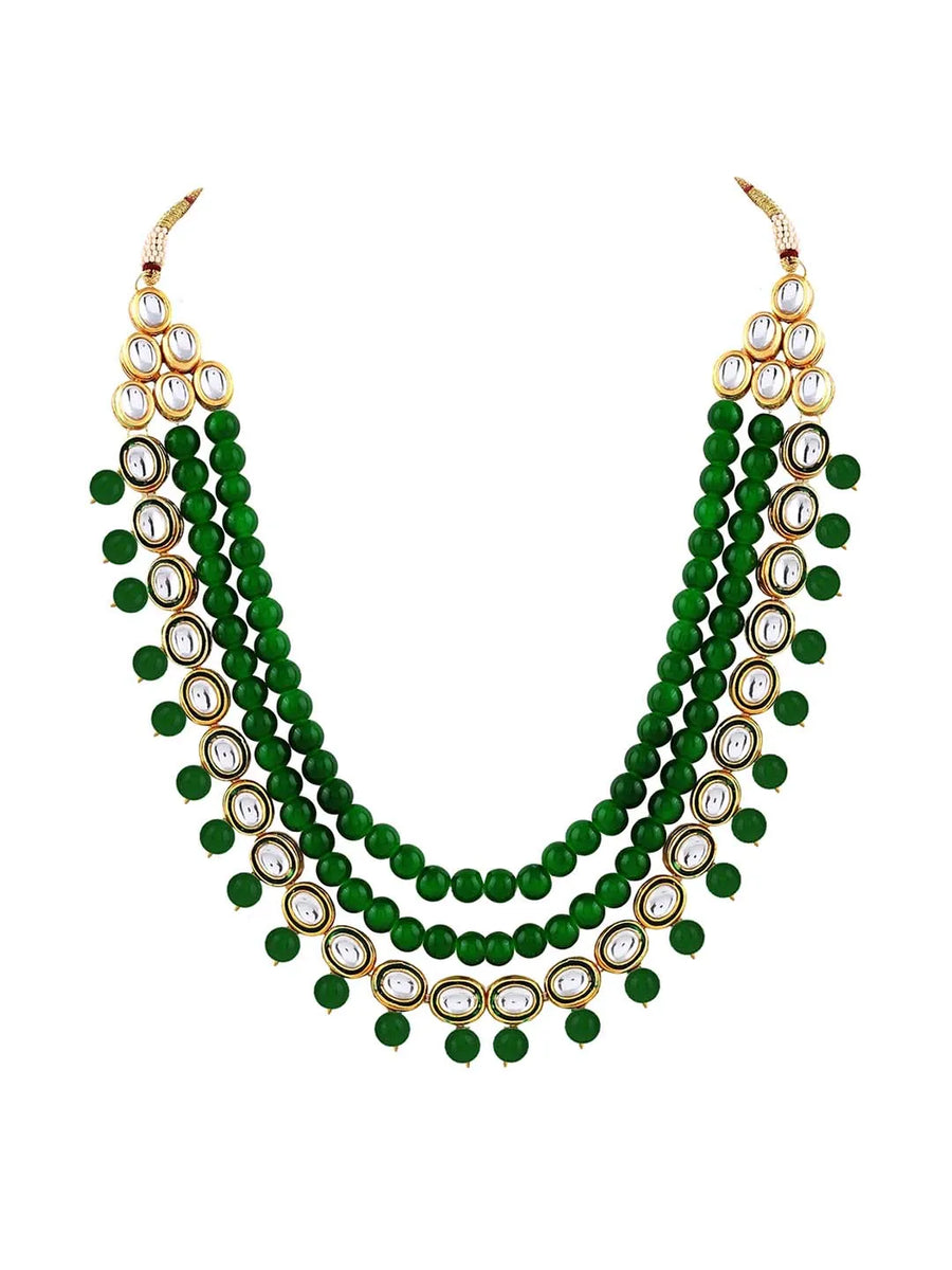 Kundan Pearl Necklace – Regal Ethnic Jewellery | Peora
