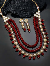Kundan Pearl Necklace – Regal Ethnic Jewellery | Peora