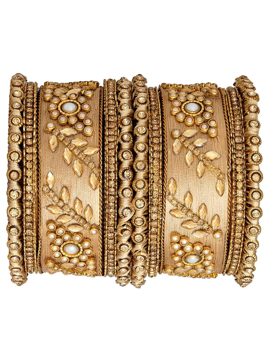 Exquisite Kundan Bangles | Peora Jewellery - Traditional Elegance
