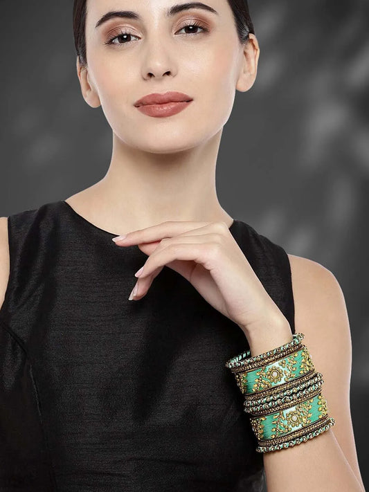 Exquisite Kundan Bangles | Peora Jewellery - Traditional Elegance