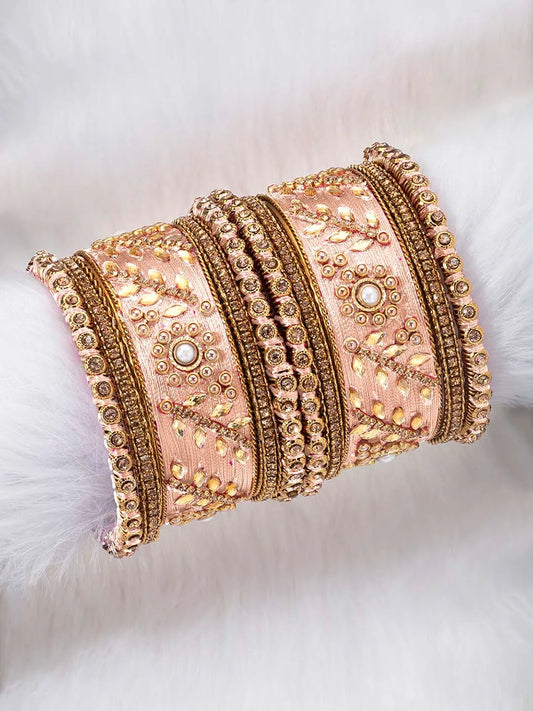 Exquisite Kundan Bangles | Peora Jewellery - Traditional Elegance