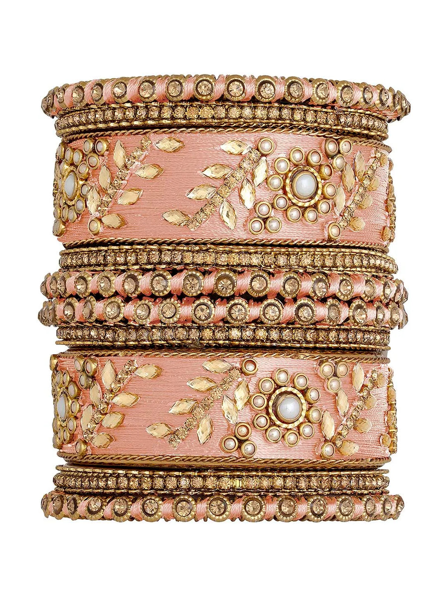 Exquisite Kundan Bangles | Peora Jewellery - Traditional Elegance