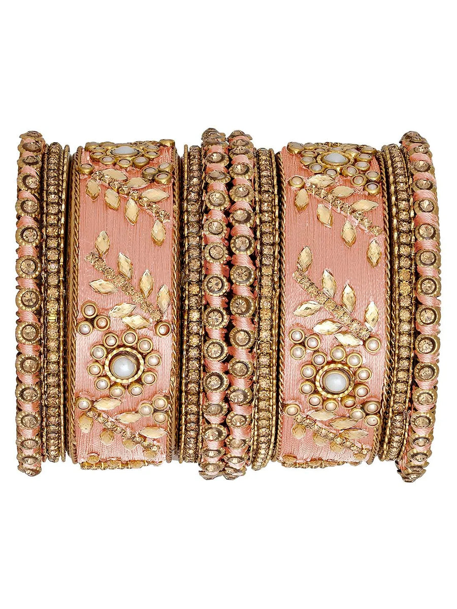 Exquisite Kundan Bangles | Peora Jewellery - Traditional Elegance