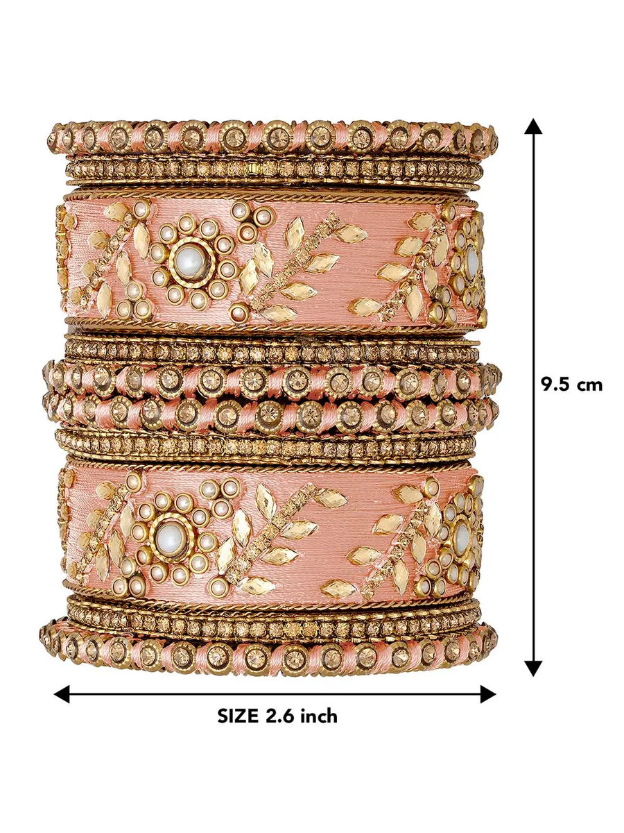 Exquisite Kundan Bangles | Peora Jewellery - Traditional Elegance