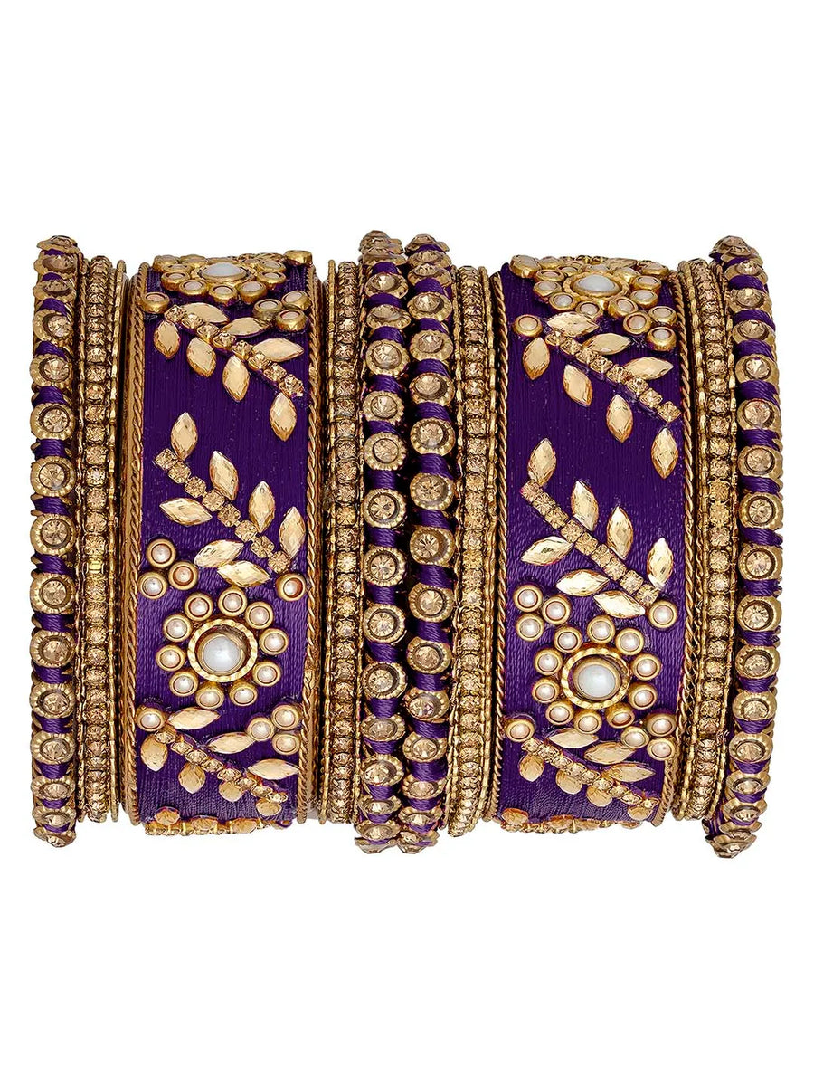 Exquisite Kundan Bangles | Peora Jewellery - Traditional Elegance