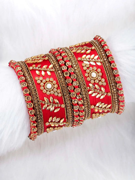 Exquisite Kundan Bangles | Peora Jewellery - Traditional Elegance