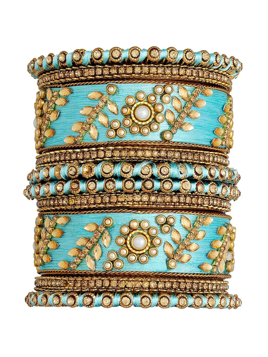Exquisite Kundan Bangles | Peora Jewellery - Traditional Elegance