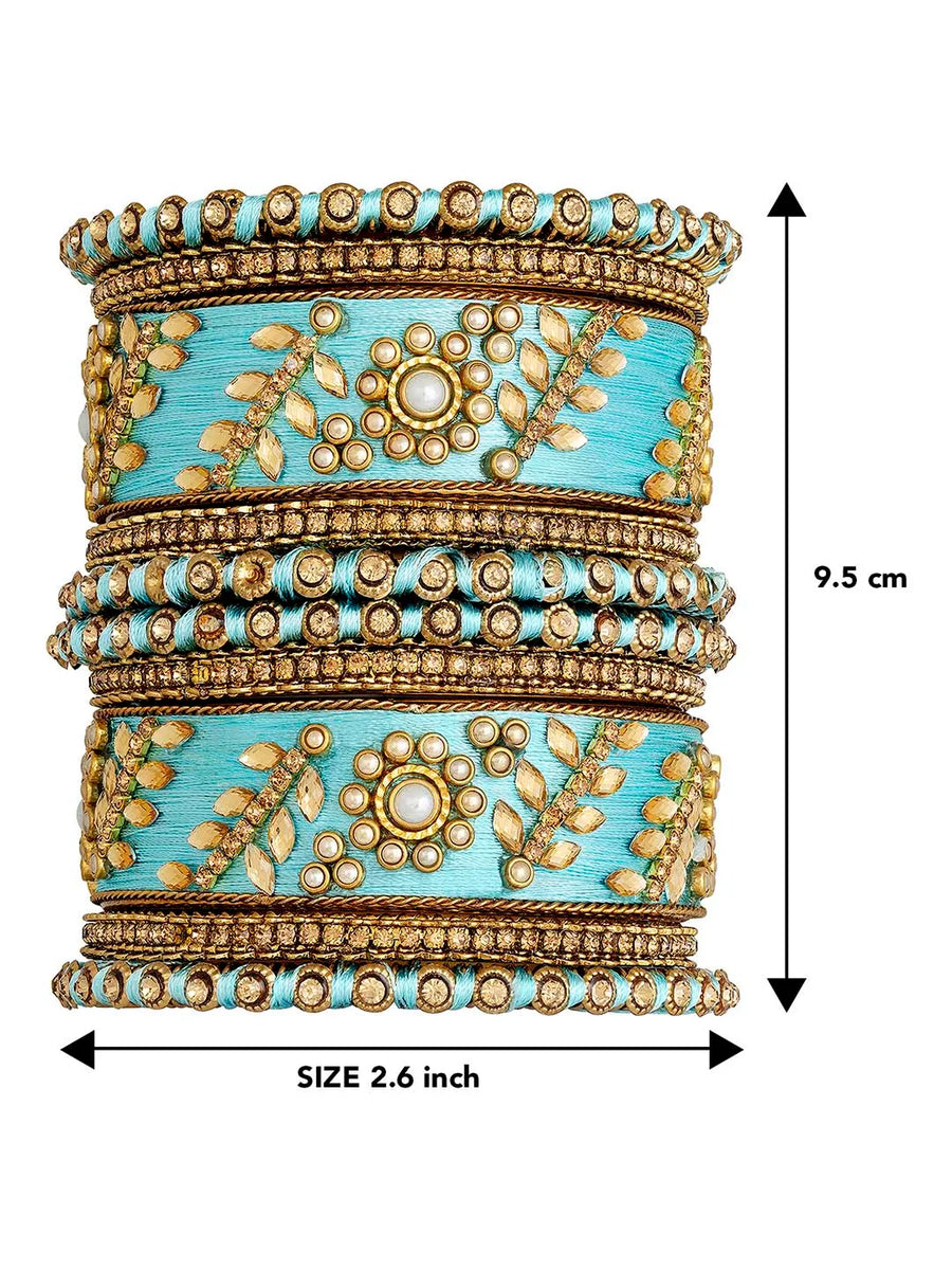 Exquisite Kundan Bangles | Peora Jewellery - Traditional Elegance