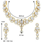 Kundan Necklace Set by Peora | Exquisite Traditional Fashion Jewellery

