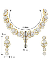 Kundan Necklace Set by Peora | Exquisite Traditional Fashion Jewellery

