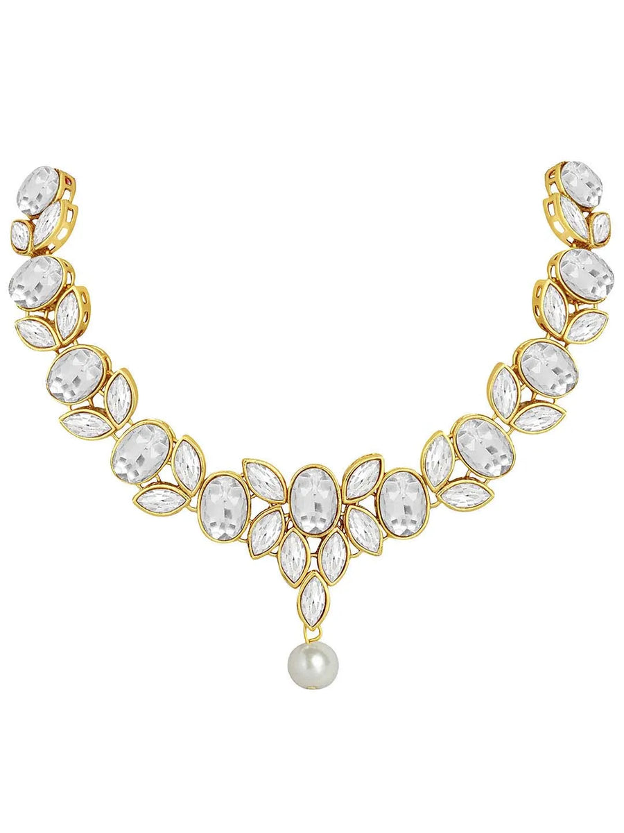 Kundan Necklace Set by Peora | Exquisite Traditional Fashion Jewellery

