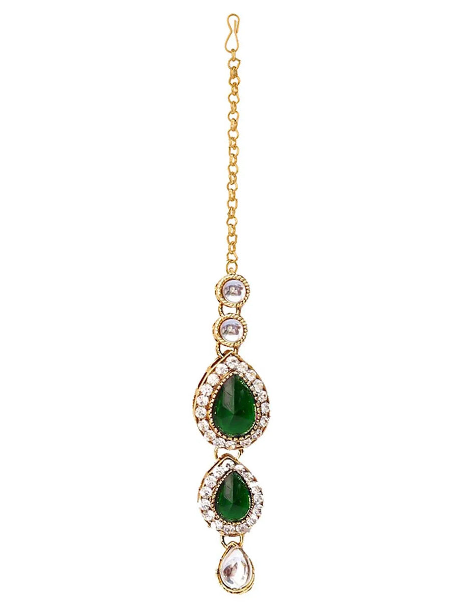 Necklace Set with Maangtikka – Complete Bridal Jewellery | Peora