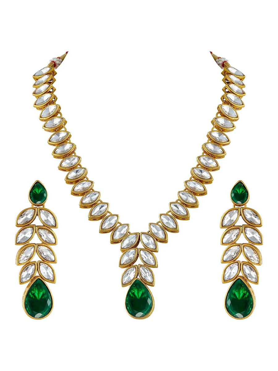 Kundan Necklace Set by Peora | Traditional Kundan Fashion Jewellery

