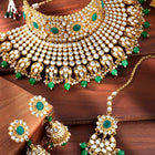 Pearl Bridal Necklace Set – Timeless Grace for Your Big Day | Peora