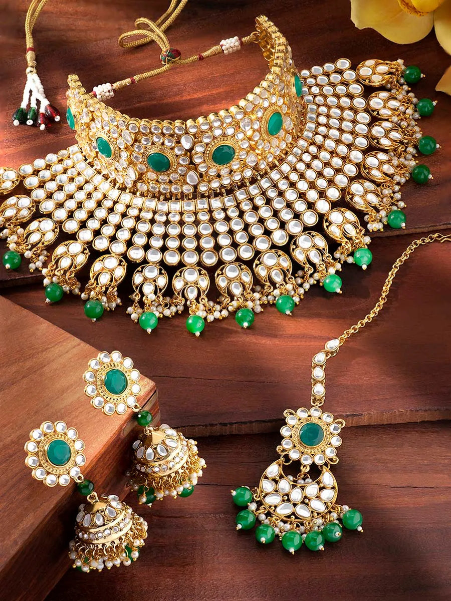 Pearl Bridal Necklace Set – Timeless Grace for Your Big Day | Peora
