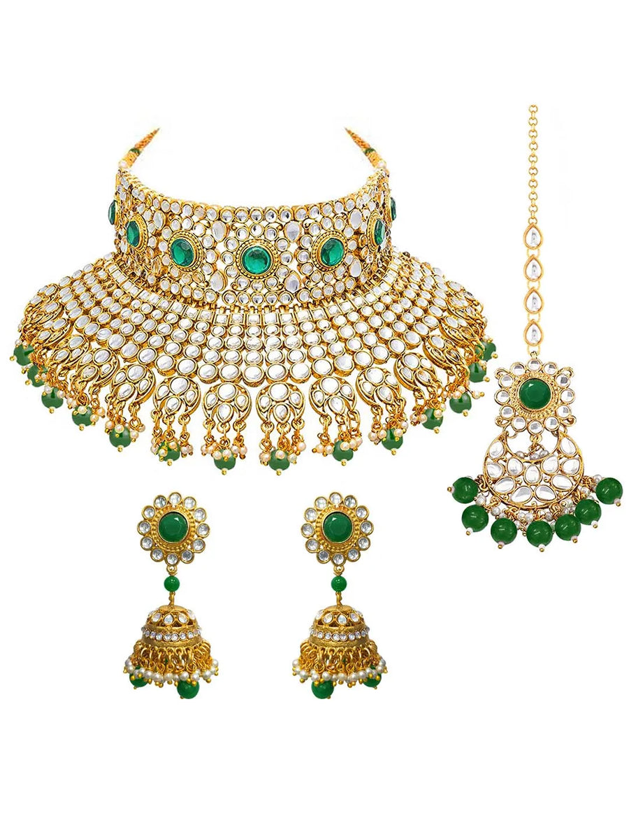 Pearl Bridal Necklace Set – Timeless Grace for Your Big Day | Peora