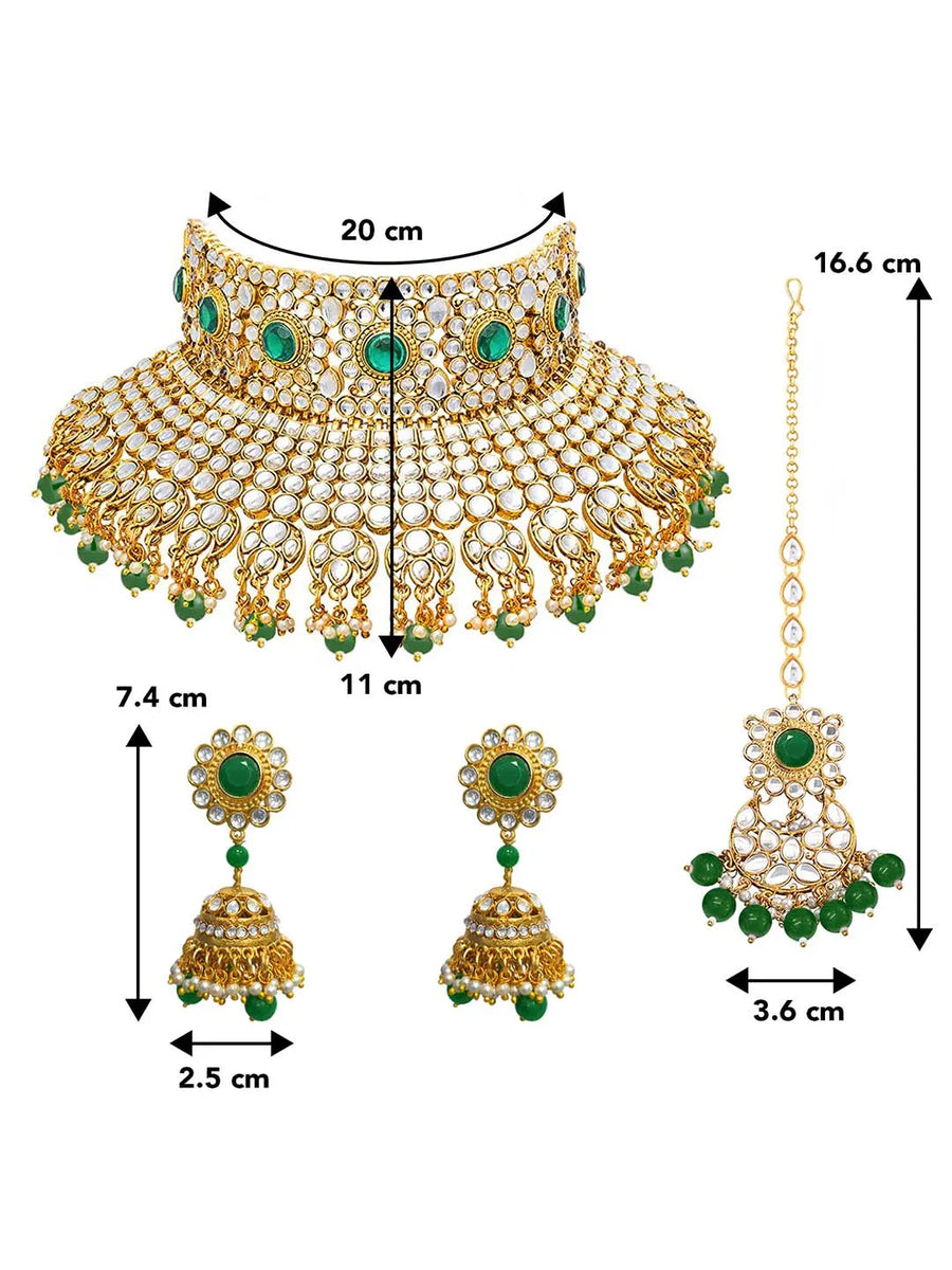 Pearl Bridal Necklace Set – Timeless Grace for Your Big Day | Peora