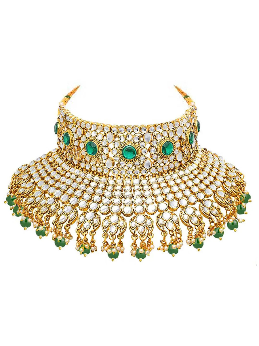 Pearl Bridal Necklace Set – Timeless Grace for Your Big Day | Peora