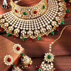 Pearl Bridal Necklace Set – Timeless Grace for Your Big Day | Peora