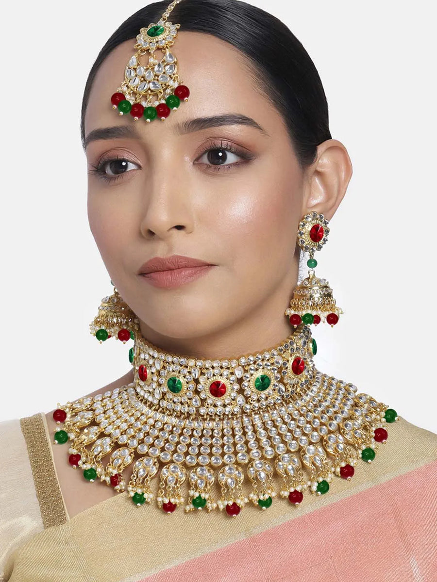 Pearl Bridal Necklace Set – Timeless Grace for Your Big Day | Peora