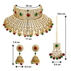 Pearl Bridal Necklace Set – Timeless Grace for Your Big Day | Peora