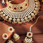 Pearl Bridal Necklace Set – Timeless Grace for Your Big Day | Peora
