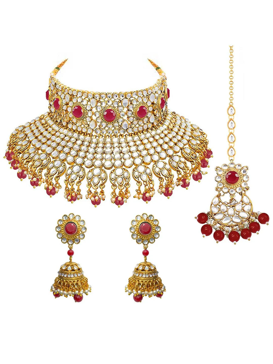 Pearl Bridal Necklace Set – Timeless Grace for Your Big Day | Peora