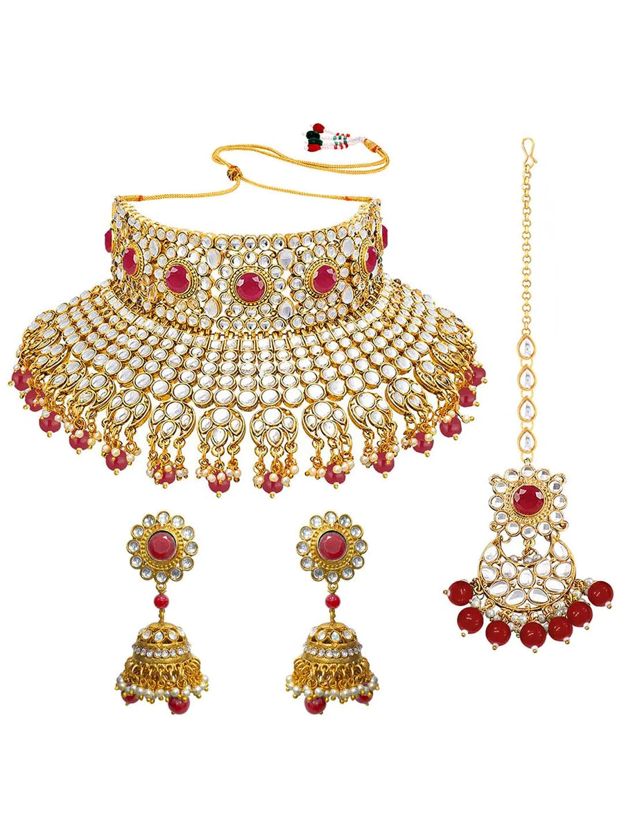 Pearl Bridal Necklace Set – Timeless Grace for Your Big Day | Peora
