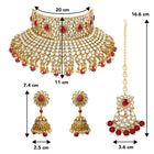 Pearl Bridal Necklace Set – Timeless Grace for Your Big Day | Peora