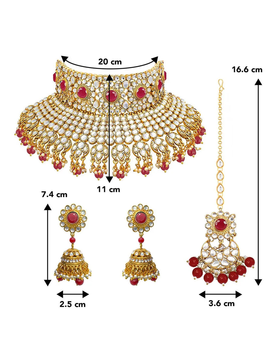 Pearl Bridal Necklace Set – Timeless Grace for Your Big Day | Peora