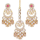 Graceful Chandbali Kundan Maangtikka