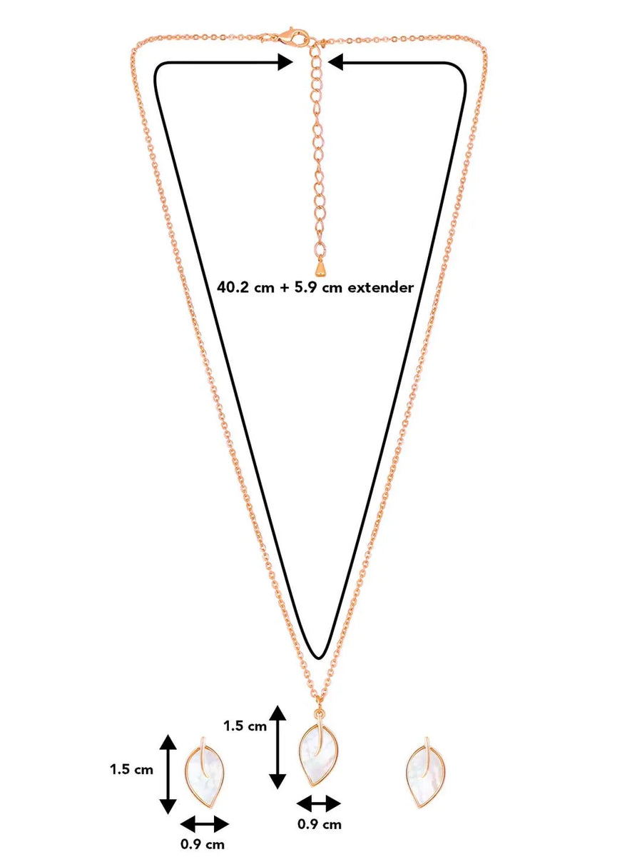 Pearl Pendant Set by Peora – Classic Fashion Jewellery

