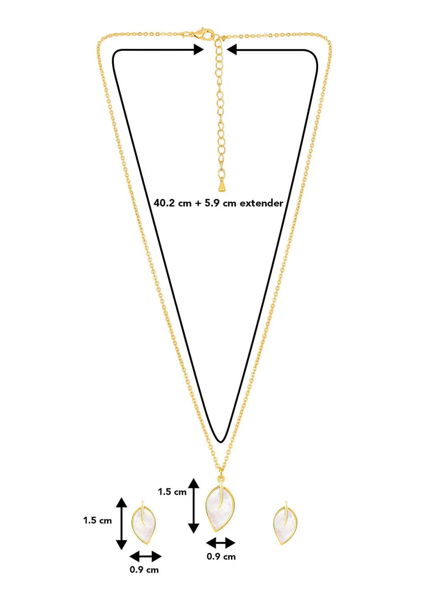 Pearl Pendant Set by Peora – Classic Fashion Jewellery

