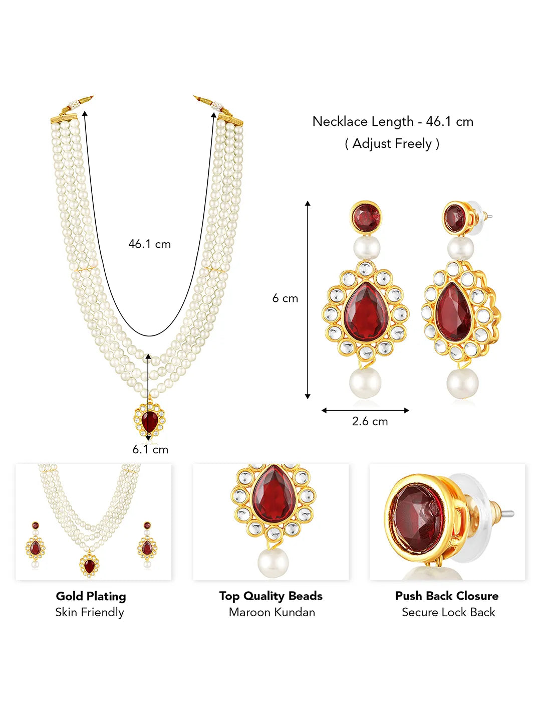 Royal Heritage Pearl Necklace Set
