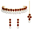 Petals Elegant Choker Set | Stylish Floral Design by Peora

