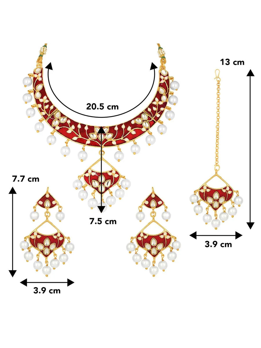 Ravishing Meenakari Necklace Set