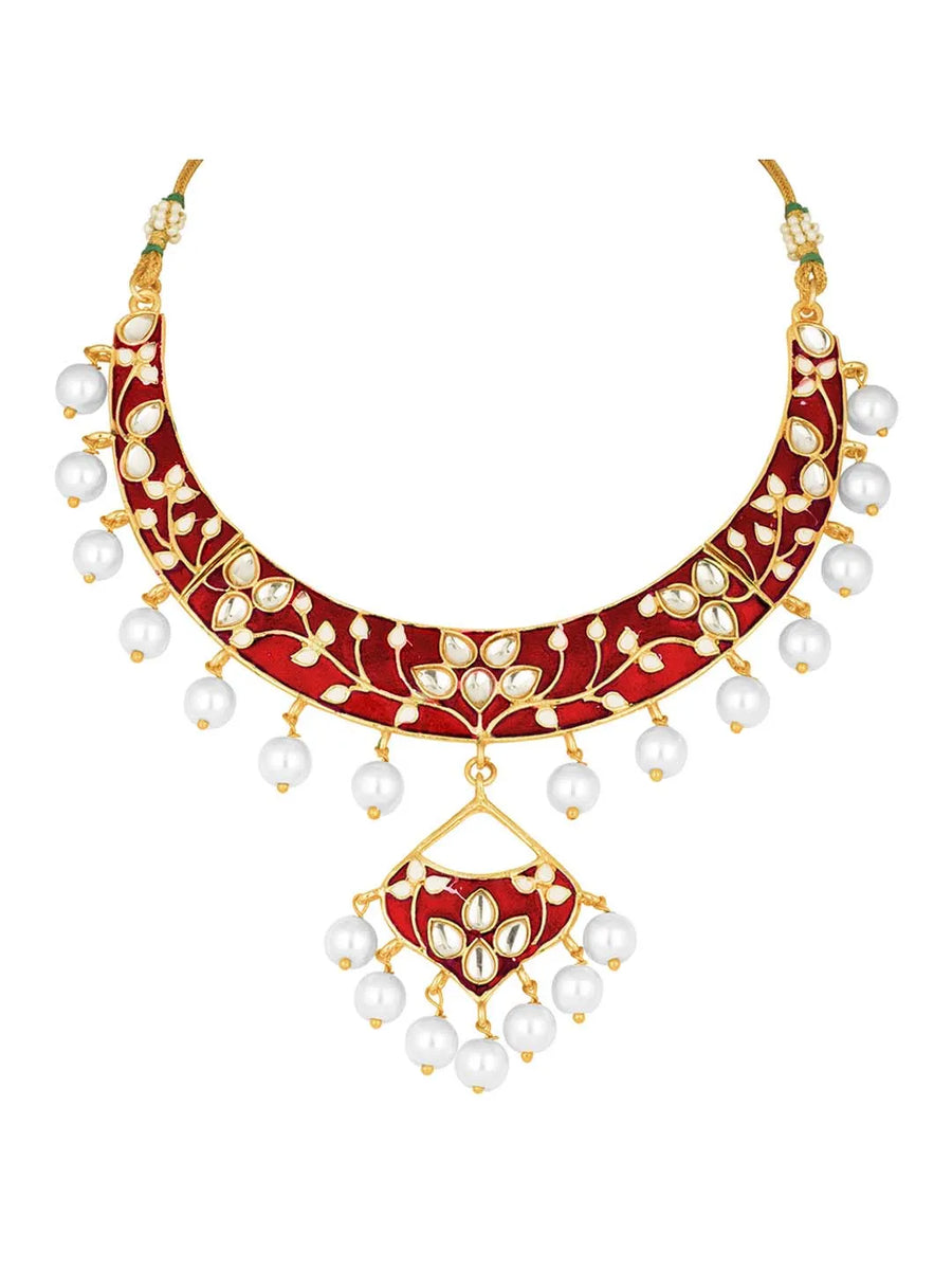 Ravishing Meenakari Necklace Set
