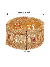 Elephant Motif Parade Kada by Peora – Traditional Fashion Jewellery

