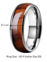 Rosewood Band – Elegant Wooden Jewellery Ring | Peora