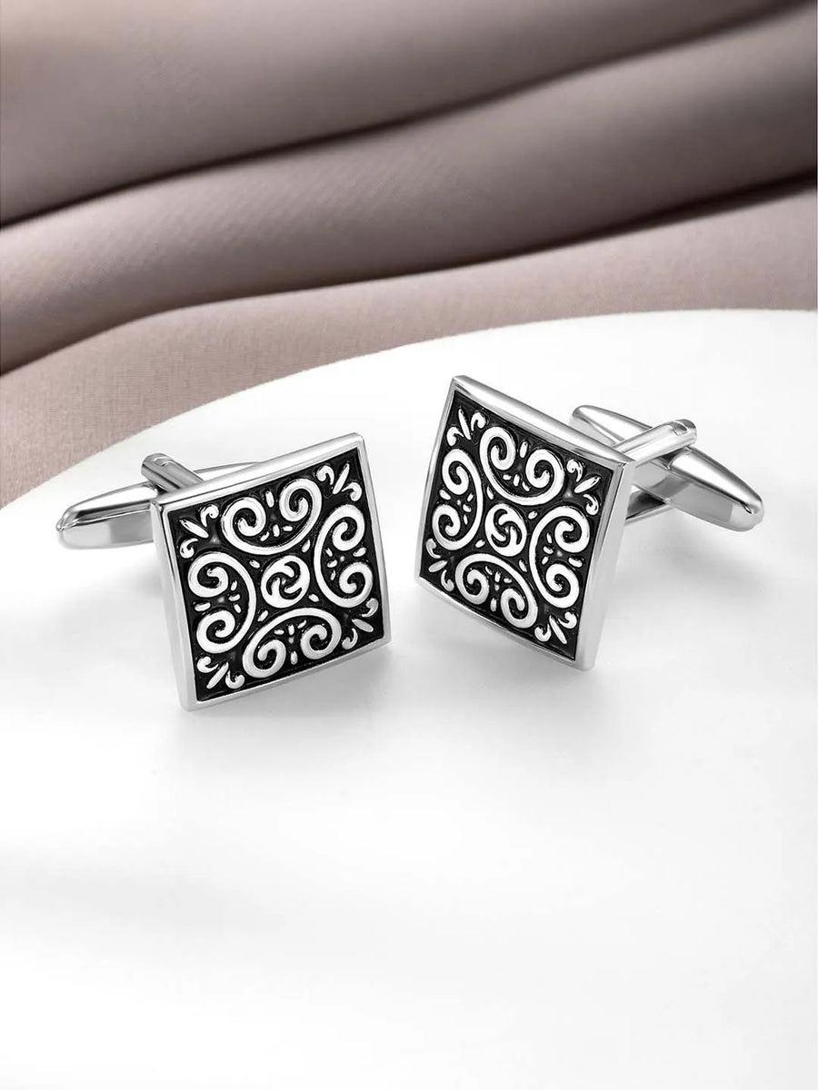 Square Cufflinks by Peora | Classic & Sophisticated Men’s Fashion Accessories

