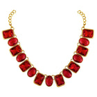 Square Crystal Necklace Set by Peora | Glamorous Fashion Jewellery for Women

