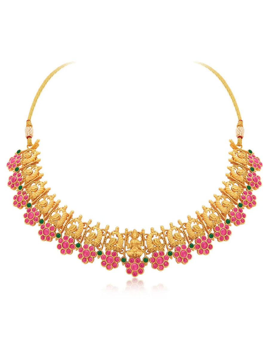 Hues Multi Color Necklace Set by Peora | Vibrant Fashion Jewellery

