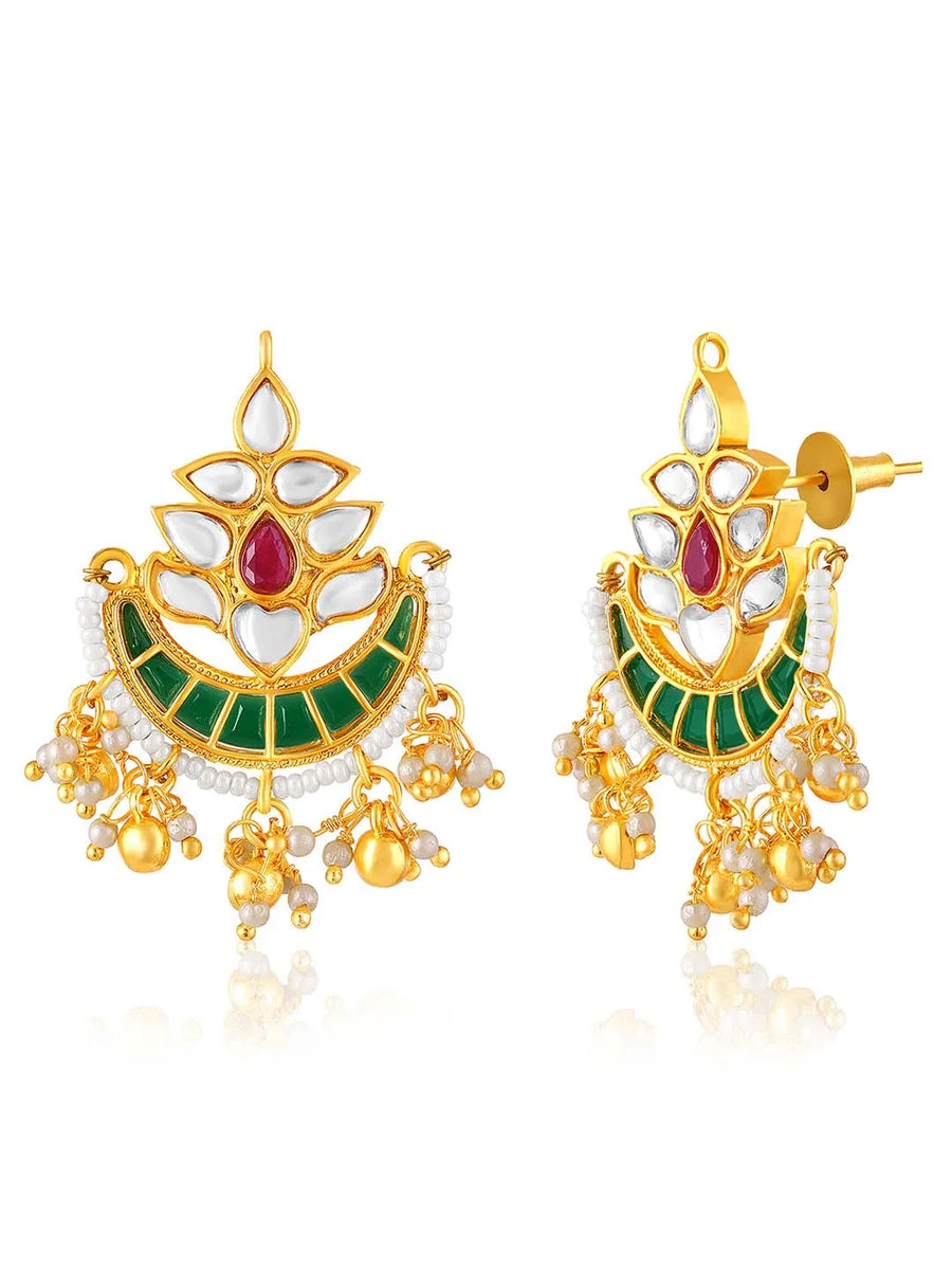 Multicolour Short Necklace Set by Peora | Vibrant Fashion Jewellery

