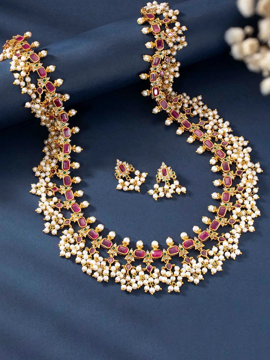 Multicolor Necklace Set – Colourful Fashion Jewellery by Peora

