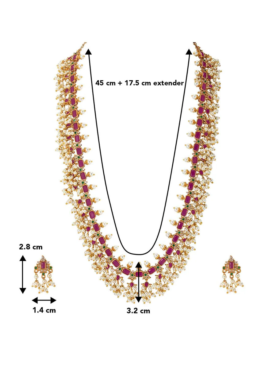 Multicolor Necklace Set – Colourful Fashion Jewellery by Peora

