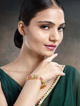 Multicolour Openable Kada by Peora – Vibrant Fashion Jewellery

